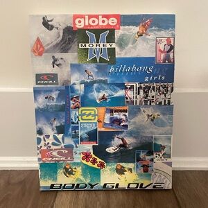 Surf collage wall art